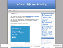 Tablet Screenshot of infomercializer.wordpress.com