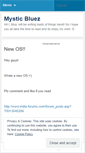Mobile Screenshot of mysticbluez.wordpress.com
