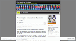 Desktop Screenshot of dyeabolical.wordpress.com