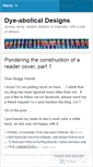 Mobile Screenshot of dyeabolical.wordpress.com