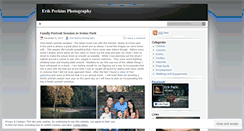 Desktop Screenshot of erikperkinsphotography.wordpress.com