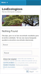 Mobile Screenshot of losecologicos.wordpress.com