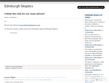 Tablet Screenshot of edinburghskeptics.wordpress.com