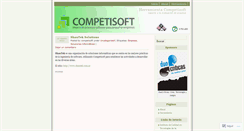 Desktop Screenshot of competisoft.wordpress.com