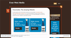Desktop Screenshot of evanwestmedia.wordpress.com