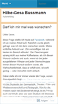 Mobile Screenshot of hilkebussmann.wordpress.com