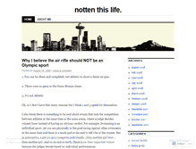 Tablet Screenshot of notten.wordpress.com
