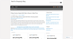 Desktop Screenshot of bestforshopping.wordpress.com
