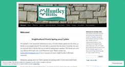 Desktop Screenshot of huntleyhills.wordpress.com