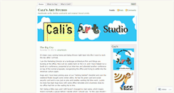 Desktop Screenshot of calisartstudio.wordpress.com