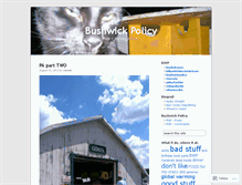 Tablet Screenshot of bushwickpolicy.wordpress.com