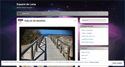 Desktop Screenshot of espaciodelucia.wordpress.com