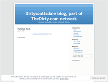 Tablet Screenshot of dirtyscottsdale.wordpress.com
