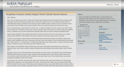 Desktop Screenshot of anekamakalah.wordpress.com