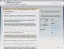 Tablet Screenshot of anekamakalah.wordpress.com