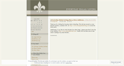 Desktop Screenshot of everydayhalal.wordpress.com