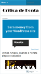 Mobile Screenshot of criticadeponta.wordpress.com
