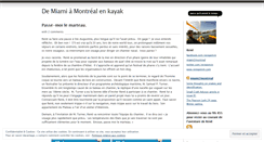 Desktop Screenshot of miamiamontreal.wordpress.com