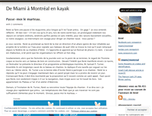 Tablet Screenshot of miamiamontreal.wordpress.com