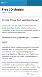 Mobile Screenshot of free3dmodels.wordpress.com