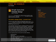 Tablet Screenshot of free3dmodels.wordpress.com