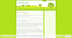 Desktop Screenshot of famillenaturel.wordpress.com