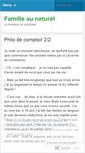 Mobile Screenshot of famillenaturel.wordpress.com