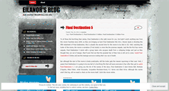 Desktop Screenshot of eilanor.wordpress.com