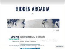 Tablet Screenshot of hiddenarcadia.wordpress.com