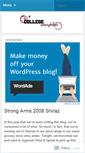 Mobile Screenshot of collegeoenophiles.wordpress.com