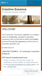 Mobile Screenshot of creativeessence.wordpress.com