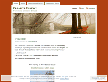 Tablet Screenshot of creativeessence.wordpress.com