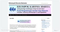 Desktop Screenshot of karuniasemesta.wordpress.com