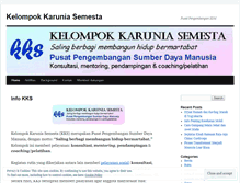 Tablet Screenshot of karuniasemesta.wordpress.com