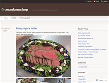 Tablet Screenshot of finzeanfarmshop.wordpress.com