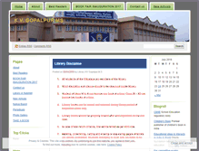 Tablet Screenshot of librarykvgopalpurms.wordpress.com