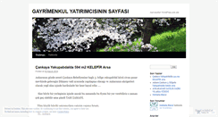 Desktop Screenshot of esilaemlak.wordpress.com