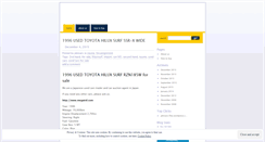 Desktop Screenshot of jdmcars.wordpress.com