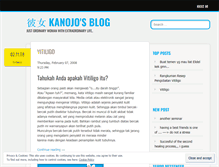 Tablet Screenshot of kanojo11.wordpress.com