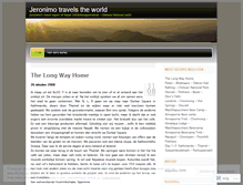 Tablet Screenshot of jeronimotravel.wordpress.com