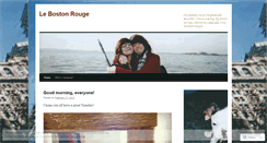 Desktop Screenshot of lebostonrouge.wordpress.com