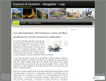 Tablet Screenshot of guerreroabogadosloja.wordpress.com