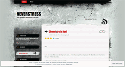 Desktop Screenshot of neverstress.wordpress.com
