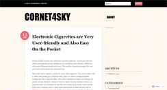 Desktop Screenshot of cornet4sky.wordpress.com