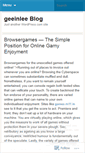 Mobile Screenshot of geeinlee.wordpress.com