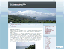 Tablet Screenshot of cdriftersadventure.wordpress.com