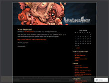 Tablet Screenshot of landauart.wordpress.com