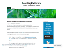 Tablet Screenshot of hauntingthelibrary.wordpress.com