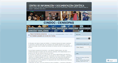 Desktop Screenshot of censopascindoc.wordpress.com