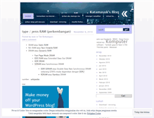 Tablet Screenshot of katamasuk.wordpress.com